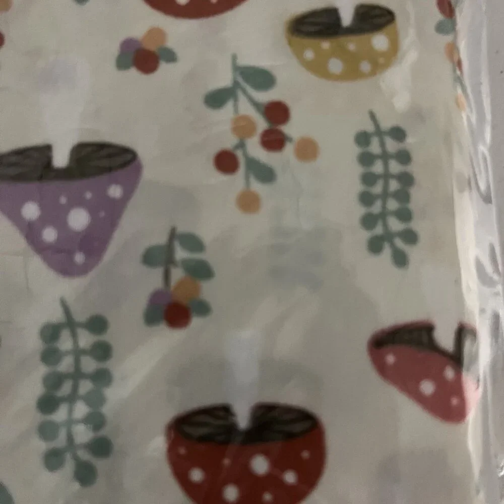 Enchanted Sheet Set Twin XL All‎ Over Colorful Mushroom Print Retro 70s Whimsy